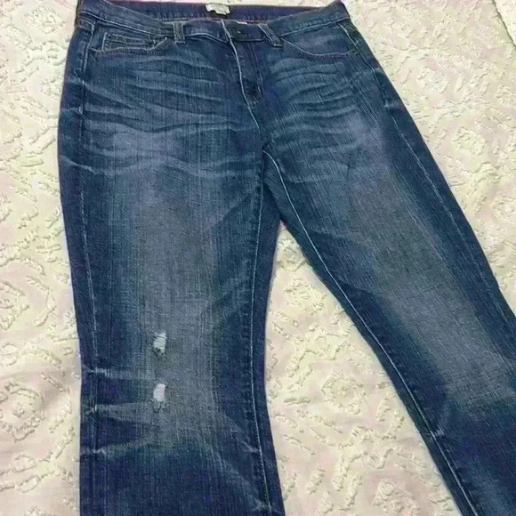 J. Crew Dark Blue Women Jeans - Picture 8 of 10